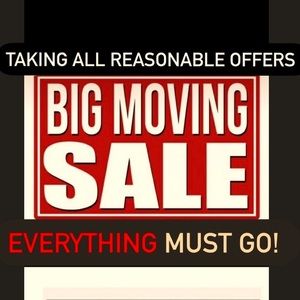 🚚🛑MOVING SALE!  Make me an OFFER!